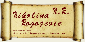 Nikolina Rogojević vizit kartica